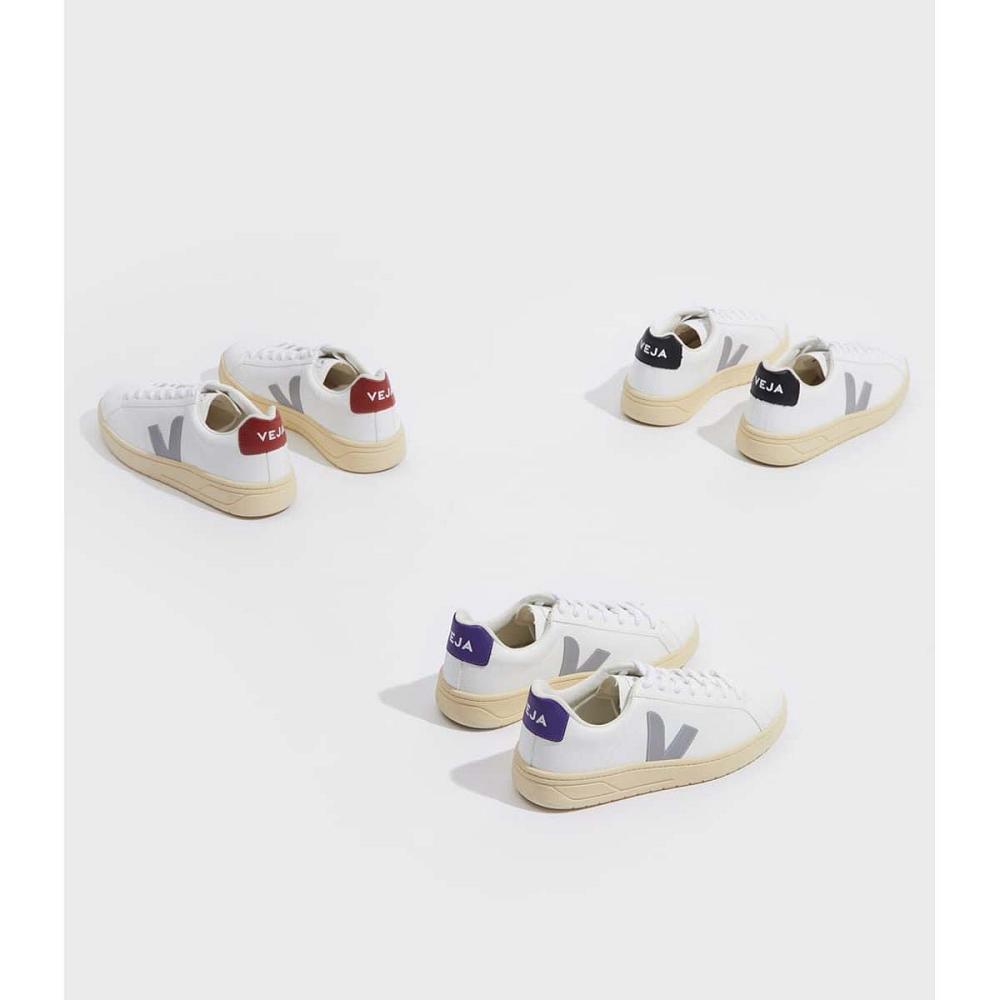 Veja URCA CWL Schoenen Dames White/Grey/Purple | BE 568JPQ